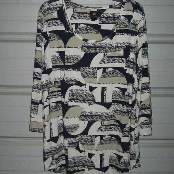 XXL Size Womens JM Collection Tunic top shirt soft casual - Picture 3 of 4